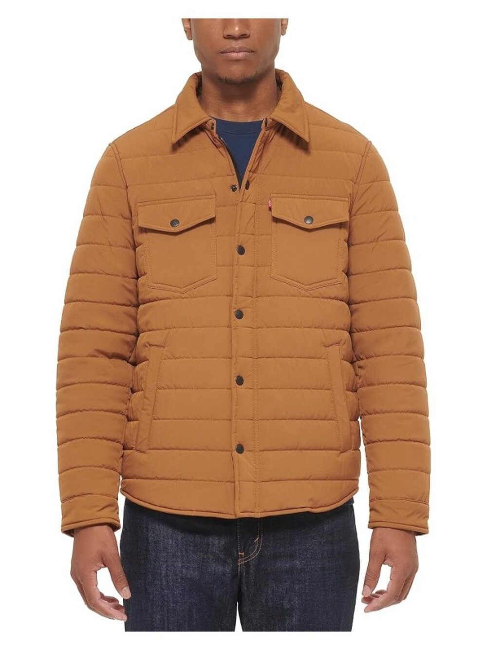 NWT Levi's Quilted Stretch Bomber Shirt Jacket